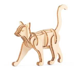 Cat 3D Wooden Puzzle